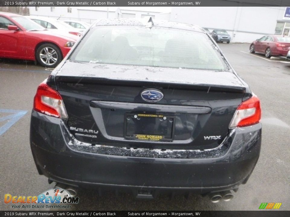 2019 Subaru WRX Premium Dark Gray Metallic / Carbon Black Photo #5