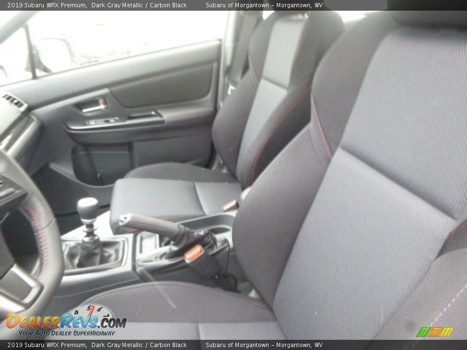 2019 Subaru WRX Premium Dark Gray Metallic / Carbon Black Photo #14