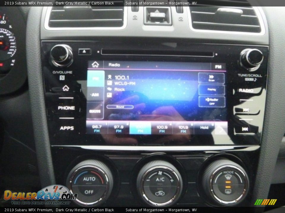2019 Subaru WRX Premium Dark Gray Metallic / Carbon Black Photo #17