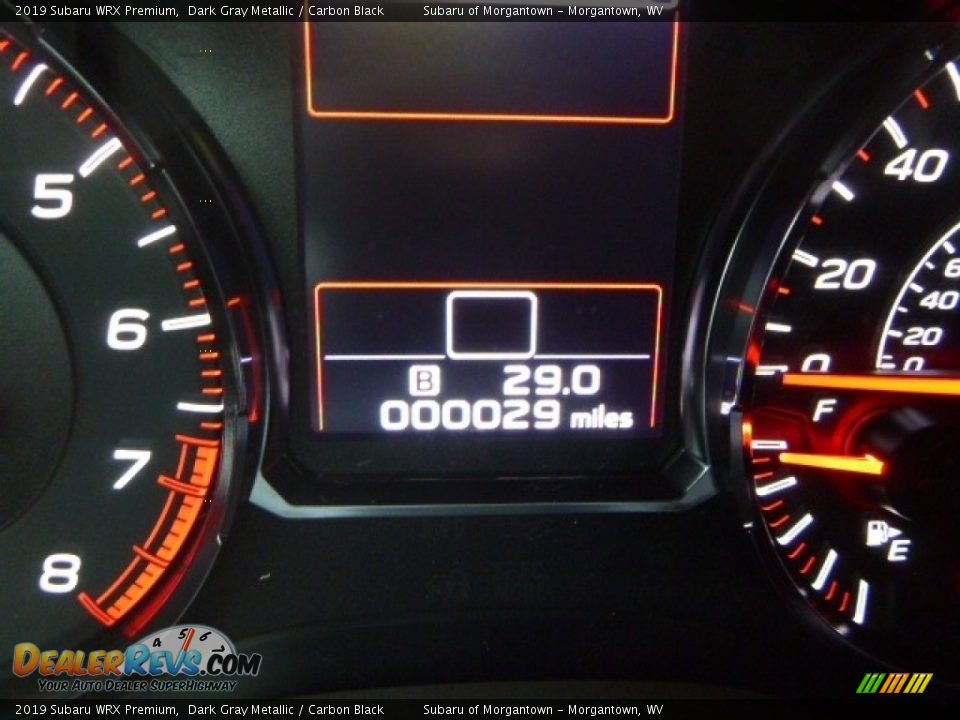 2019 Subaru WRX Premium Dark Gray Metallic / Carbon Black Photo #19