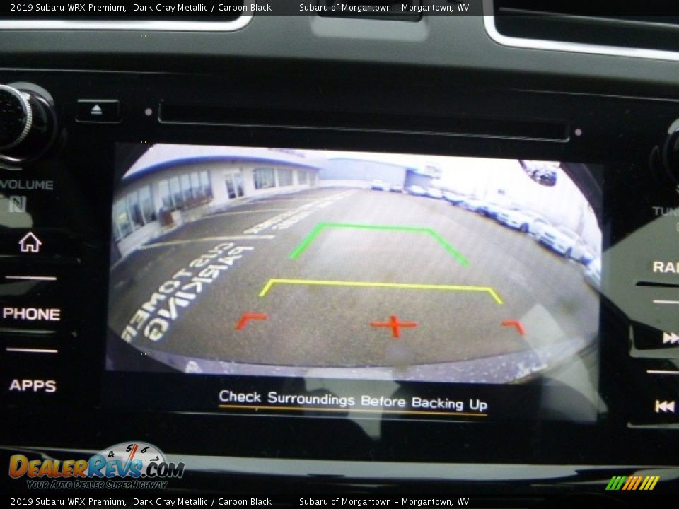 2019 Subaru WRX Premium Dark Gray Metallic / Carbon Black Photo #20