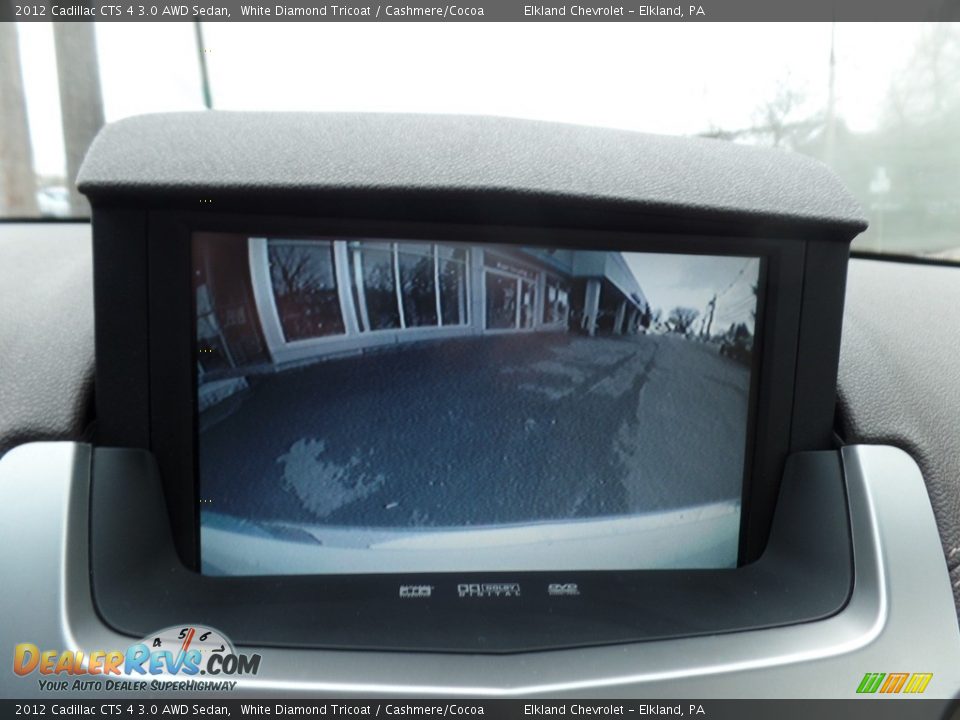 2012 Cadillac CTS 4 3.0 AWD Sedan White Diamond Tricoat / Cashmere/Cocoa Photo #32