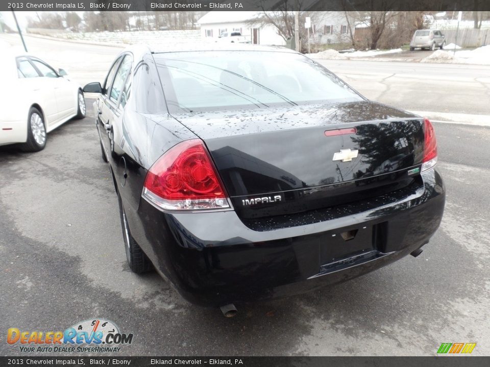 2013 Chevrolet Impala LS Black / Ebony Photo #7
