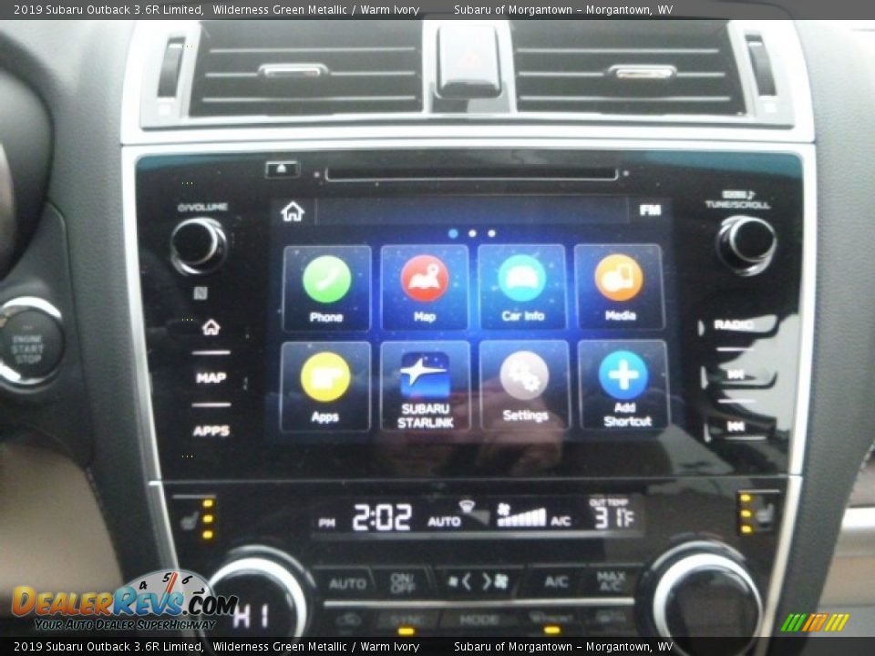 Controls of 2019 Subaru Outback 3.6R Limited Photo #17