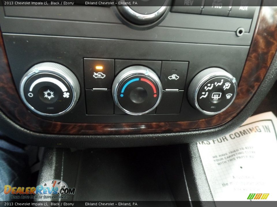 2013 Chevrolet Impala LS Black / Ebony Photo #26