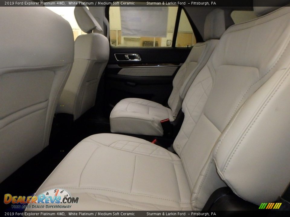 Rear Seat of 2019 Ford Explorer Platinum 4WD Photo #7