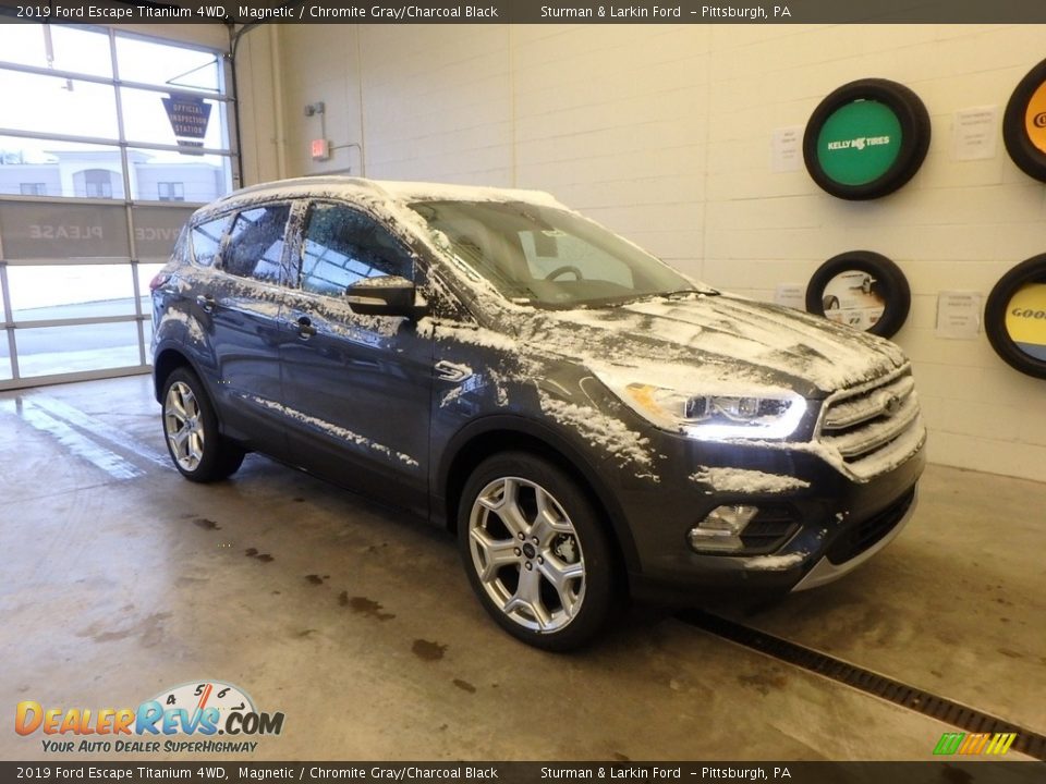 2019 Ford Escape Titanium 4WD Magnetic / Chromite Gray/Charcoal Black Photo #1