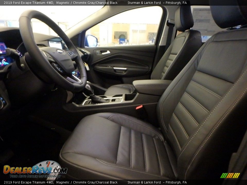 2019 Ford Escape Titanium 4WD Magnetic / Chromite Gray/Charcoal Black Photo #6
