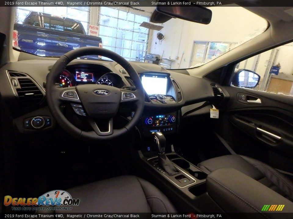 2019 Ford Escape Titanium 4WD Magnetic / Chromite Gray/Charcoal Black Photo #8