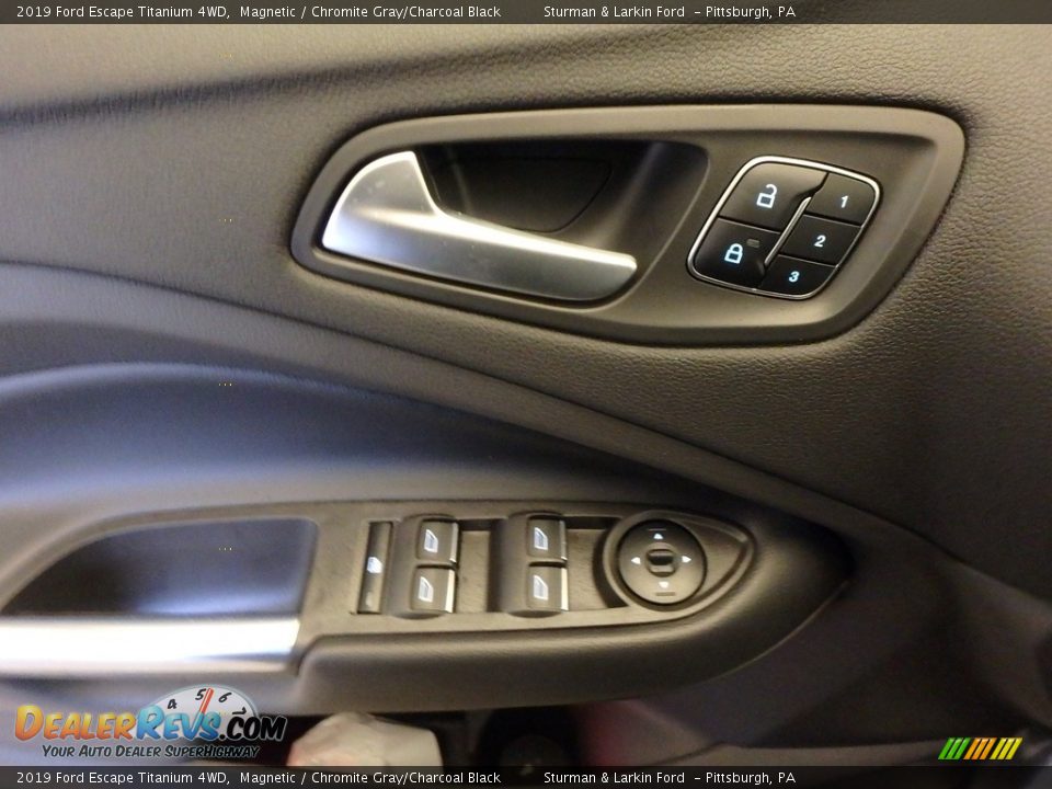 2019 Ford Escape Titanium 4WD Magnetic / Chromite Gray/Charcoal Black Photo #9