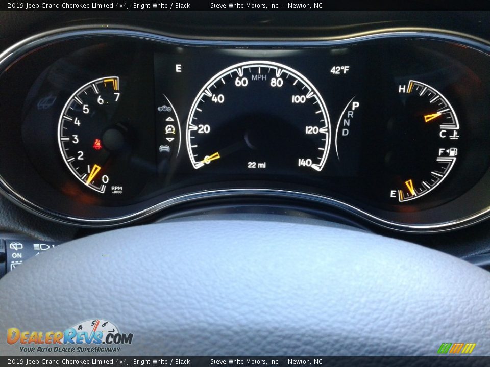 2019 Jeep Grand Cherokee Limited 4x4 Bright White / Black Photo #20