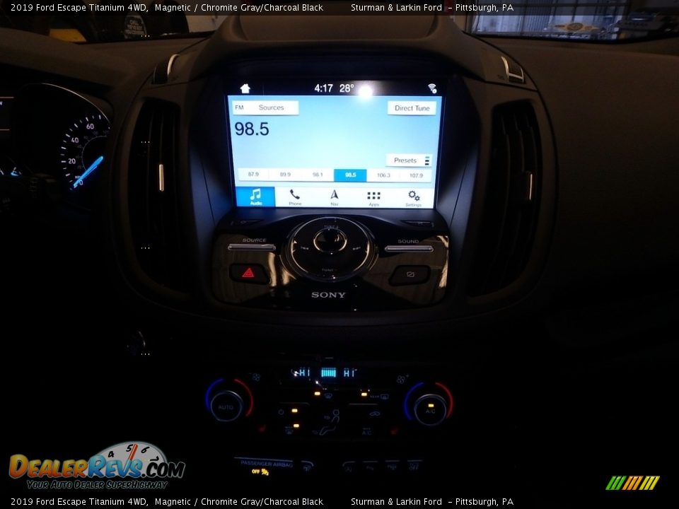 2019 Ford Escape Titanium 4WD Magnetic / Chromite Gray/Charcoal Black Photo #13