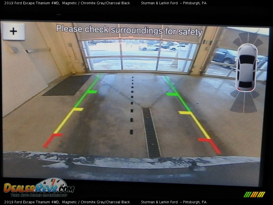 2019 Ford Escape Titanium 4WD Magnetic / Chromite Gray/Charcoal Black Photo #14