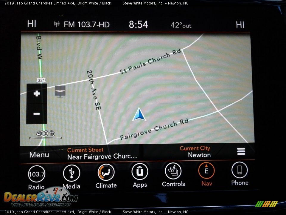 2019 Jeep Grand Cherokee Limited 4x4 Bright White / Black Photo #24