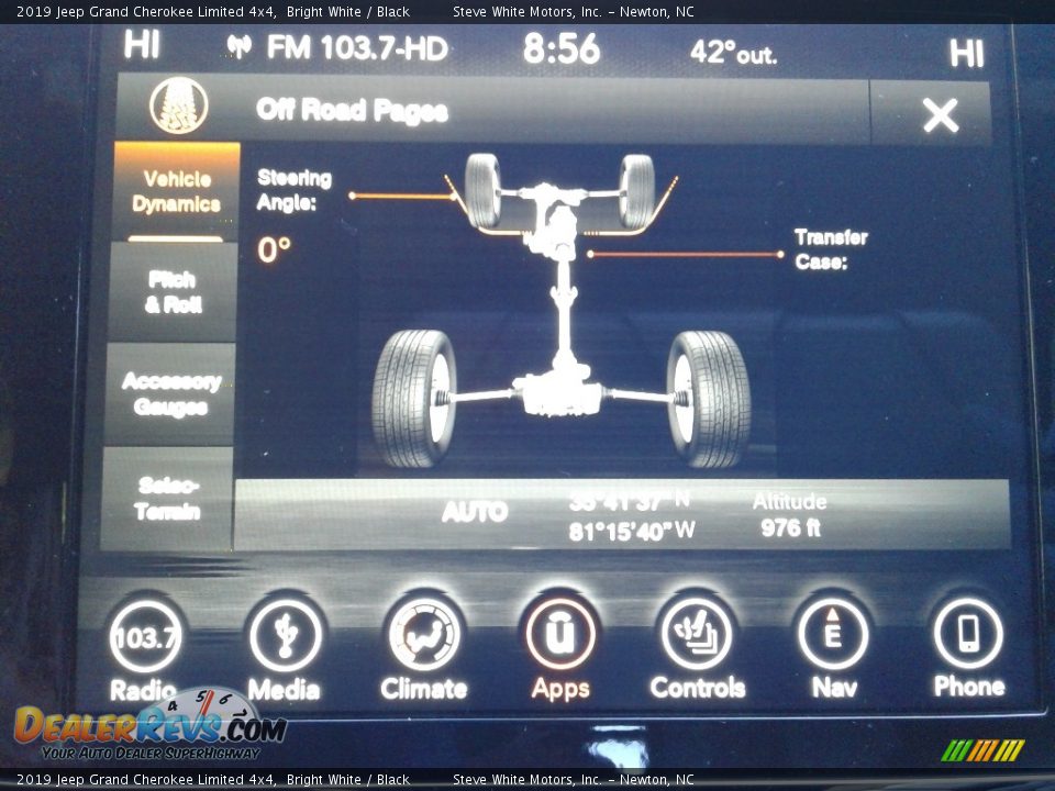 2019 Jeep Grand Cherokee Limited 4x4 Bright White / Black Photo #28