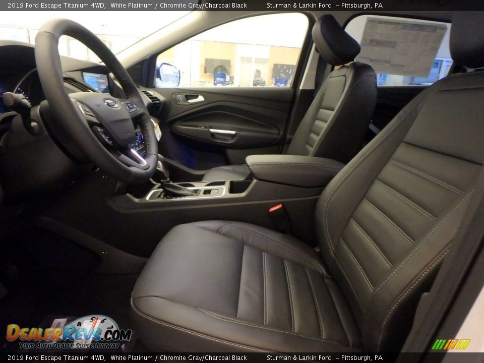 2019 Ford Escape Titanium 4WD White Platinum / Chromite Gray/Charcoal Black Photo #6