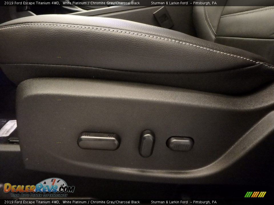 2019 Ford Escape Titanium 4WD White Platinum / Chromite Gray/Charcoal Black Photo #11