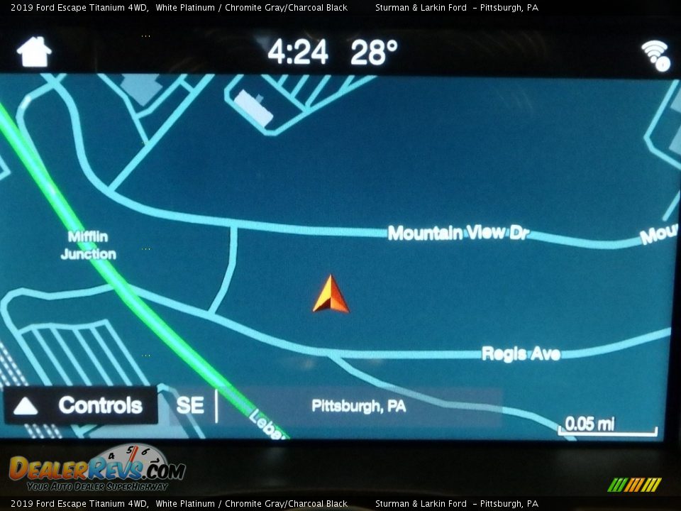 2019 Ford Escape Titanium 4WD White Platinum / Chromite Gray/Charcoal Black Photo #12