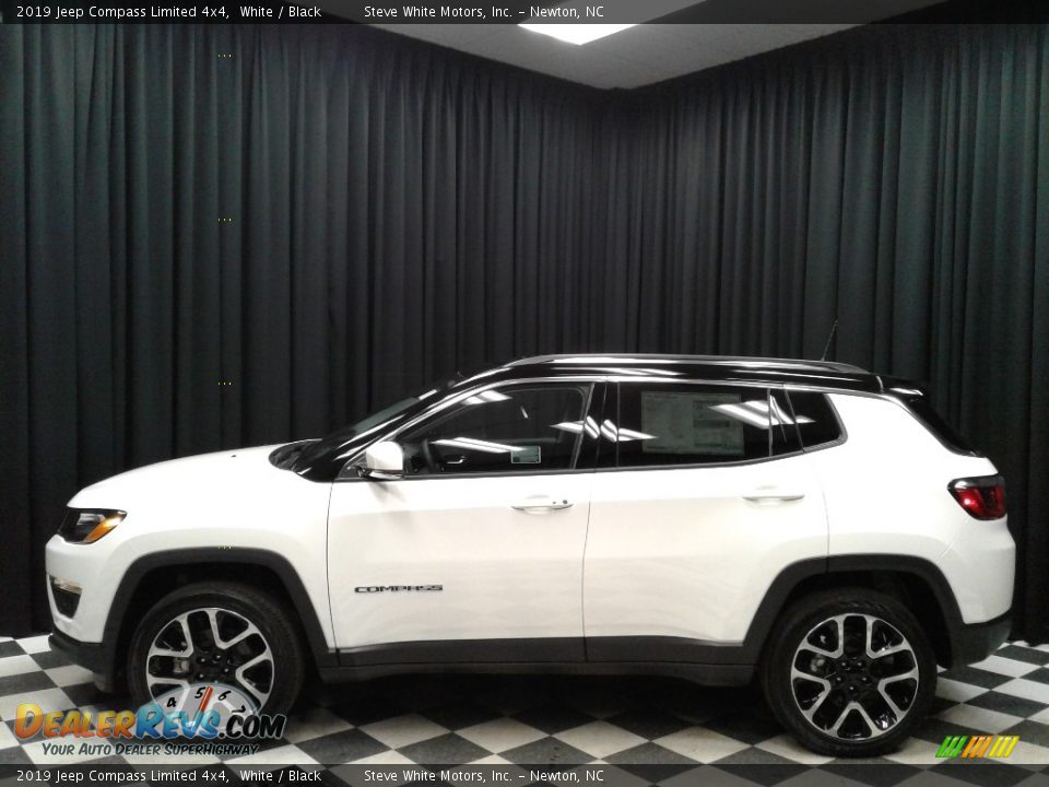 2019 Jeep Compass Limited 4x4 White / Black Photo #1