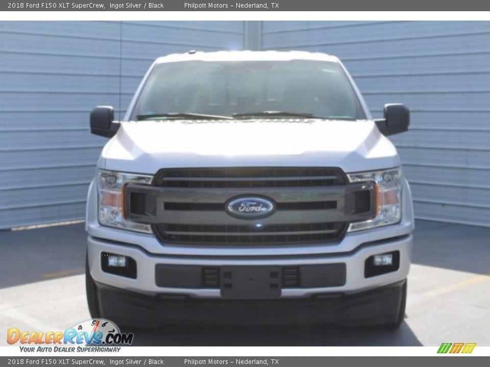 2018 Ford F150 XLT SuperCrew Ingot Silver / Black Photo #3