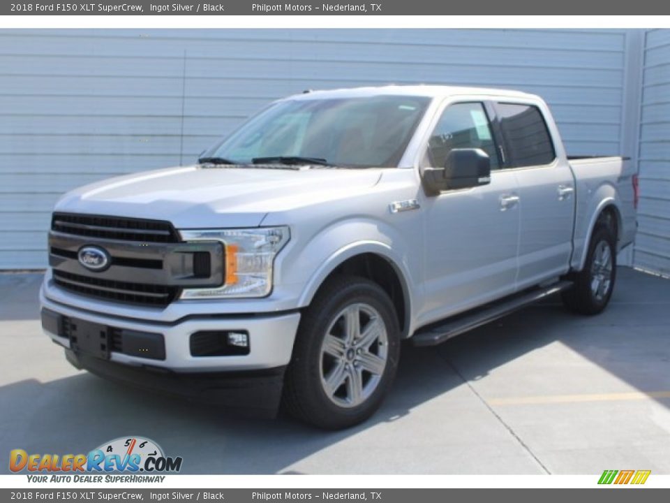 2018 Ford F150 XLT SuperCrew Ingot Silver / Black Photo #4