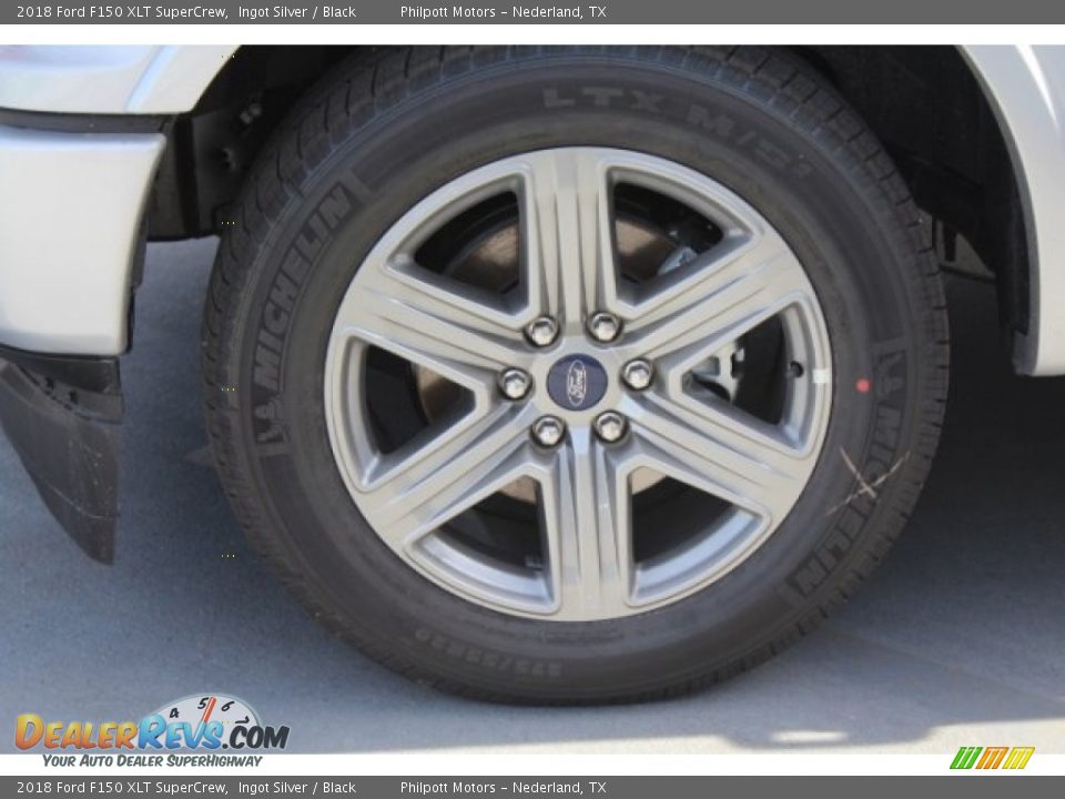 2018 Ford F150 XLT SuperCrew Ingot Silver / Black Photo #5