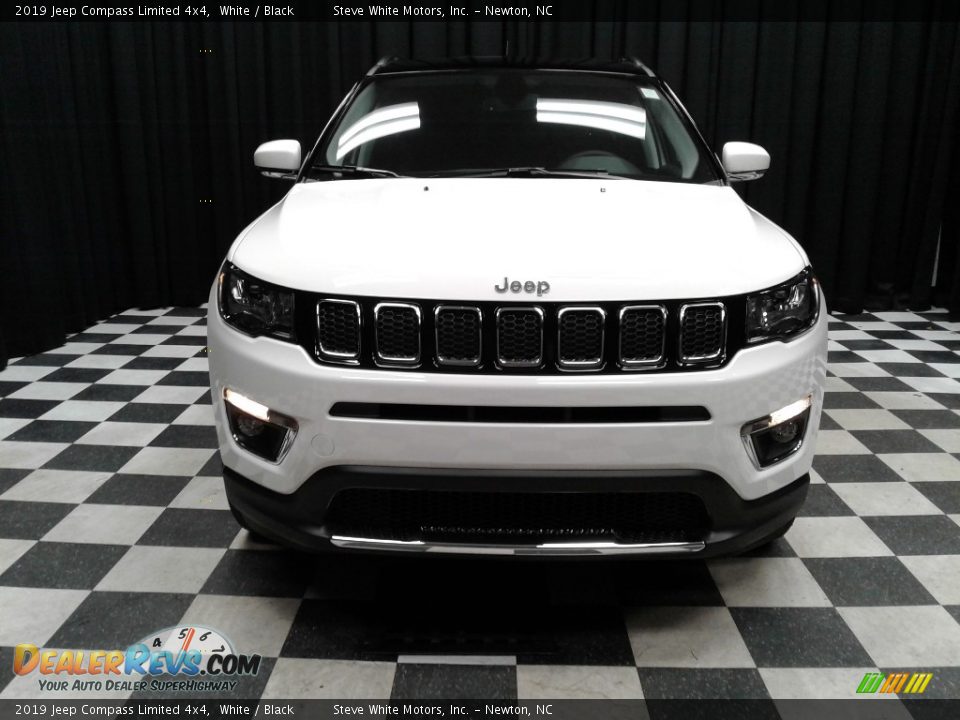 2019 Jeep Compass Limited 4x4 White / Black Photo #3