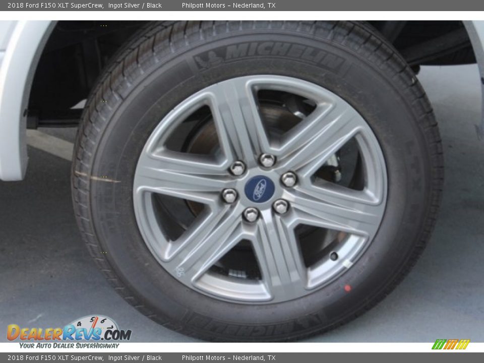 2018 Ford F150 XLT SuperCrew Ingot Silver / Black Photo #6