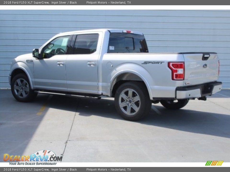 2018 Ford F150 XLT SuperCrew Ingot Silver / Black Photo #7