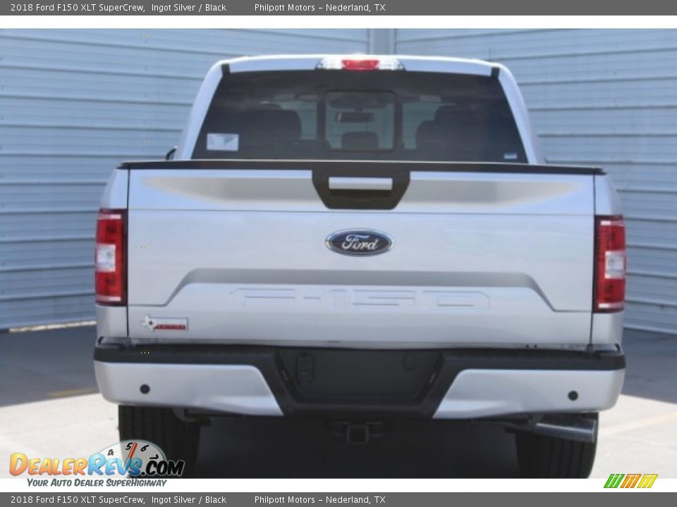 2018 Ford F150 XLT SuperCrew Ingot Silver / Black Photo #8