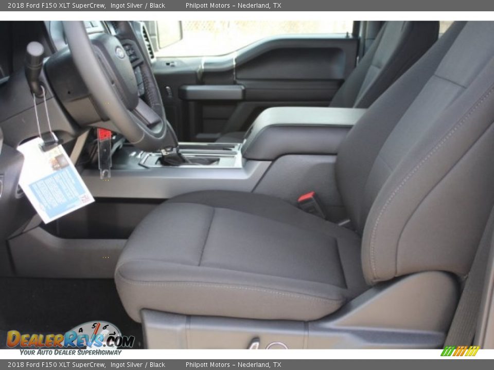 2018 Ford F150 XLT SuperCrew Ingot Silver / Black Photo #10
