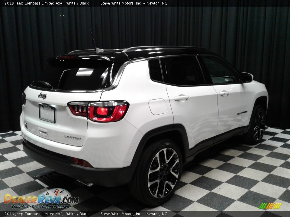2019 Jeep Compass Limited 4x4 White / Black Photo #6