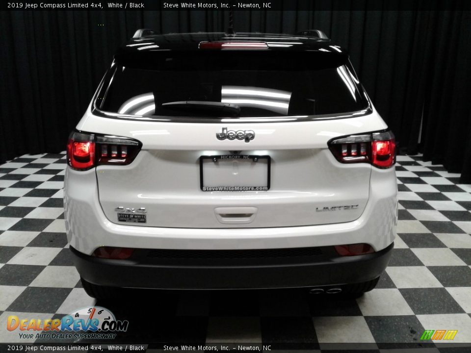 2019 Jeep Compass Limited 4x4 White / Black Photo #7