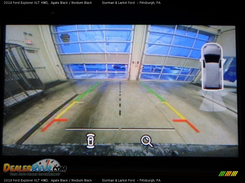 2019 Ford Explorer XLT 4WD Agate Black / Medium Black Photo #13