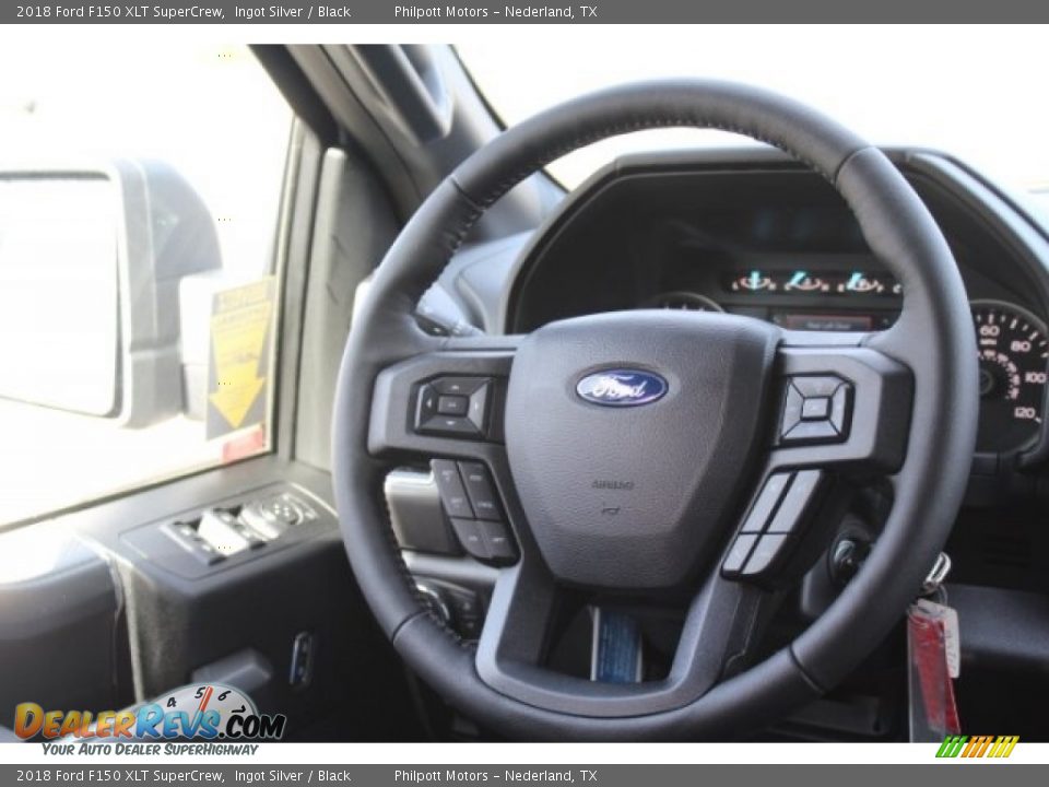 2018 Ford F150 XLT SuperCrew Ingot Silver / Black Photo #21