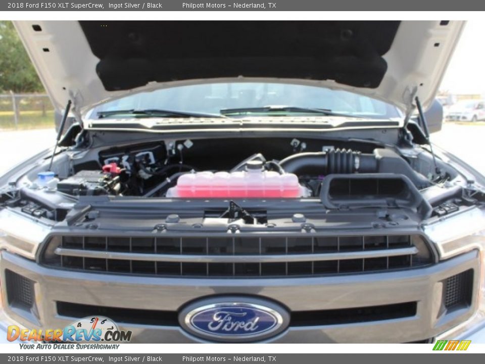 2018 Ford F150 XLT SuperCrew Ingot Silver / Black Photo #23