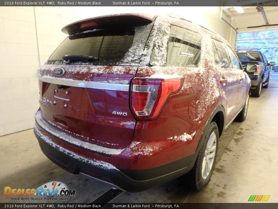 2019 Ford Explorer XLT 4WD Ruby Red / Medium Black Photo #2