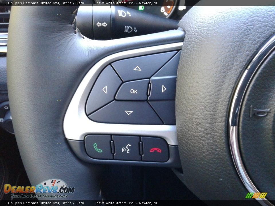 2019 Jeep Compass Limited 4x4 White / Black Photo #16