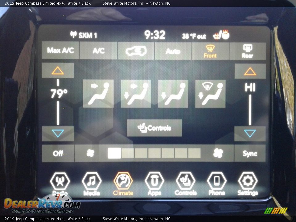 2019 Jeep Compass Limited 4x4 White / Black Photo #22