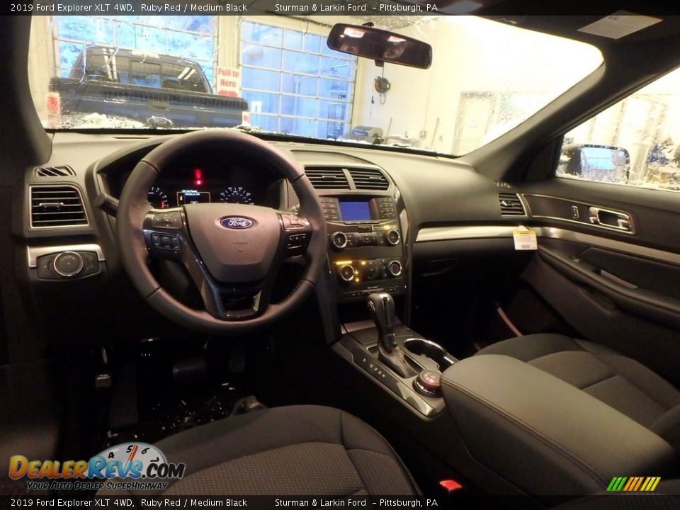 2019 Ford Explorer XLT 4WD Ruby Red / Medium Black Photo #8