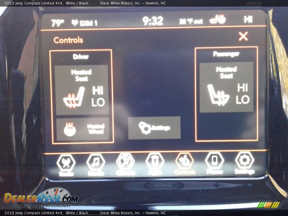 2019 Jeep Compass Limited 4x4 White / Black Photo #23