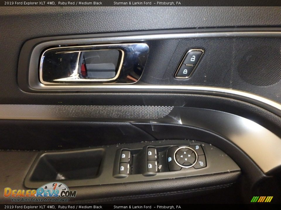 2019 Ford Explorer XLT 4WD Ruby Red / Medium Black Photo #9