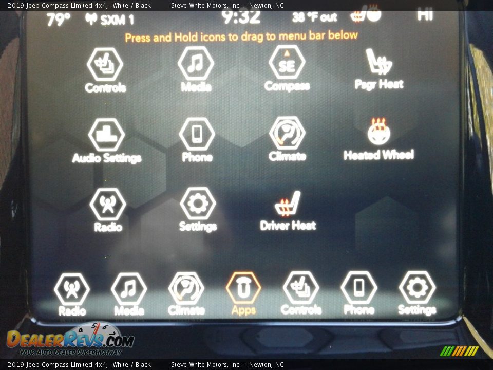 2019 Jeep Compass Limited 4x4 White / Black Photo #24