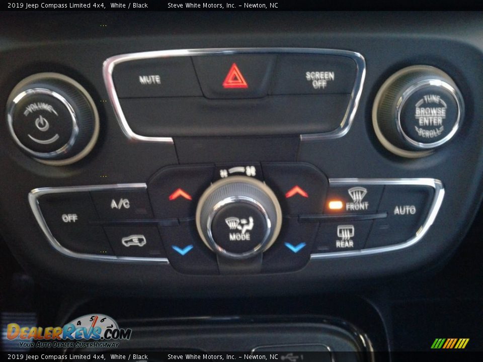 2019 Jeep Compass Limited 4x4 White / Black Photo #25