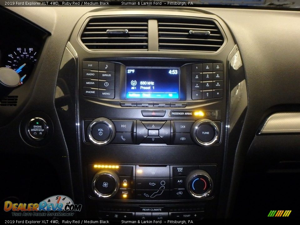 2019 Ford Explorer XLT 4WD Ruby Red / Medium Black Photo #12