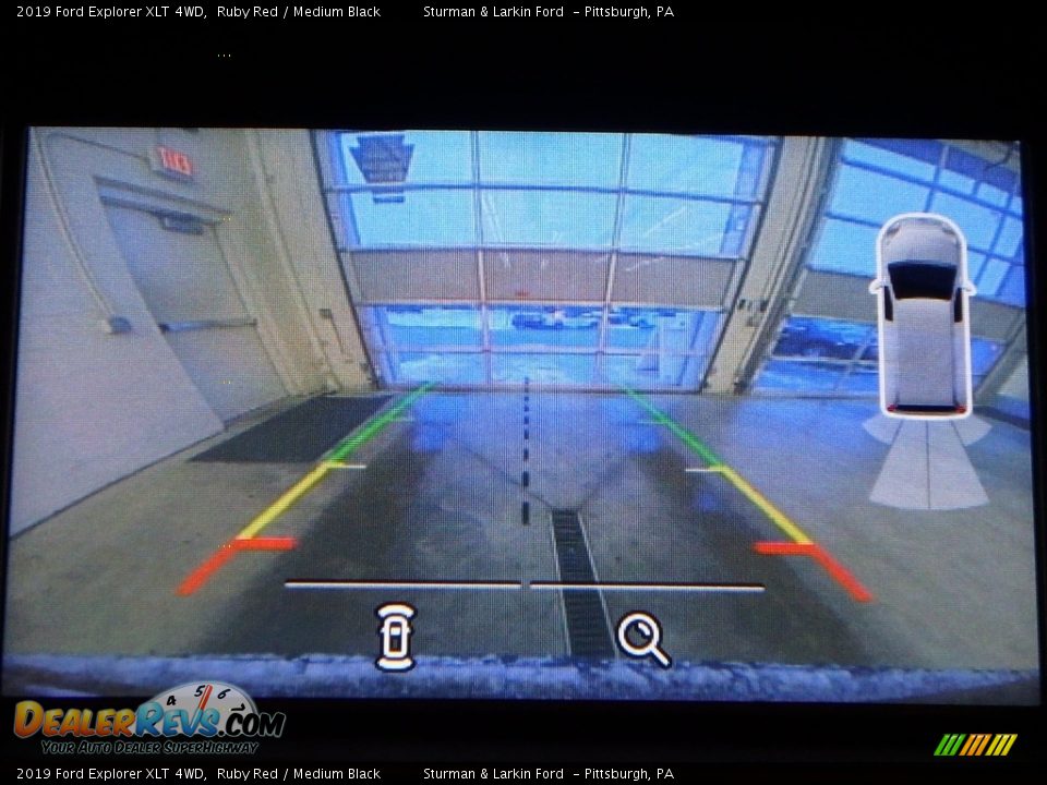 2019 Ford Explorer XLT 4WD Ruby Red / Medium Black Photo #13