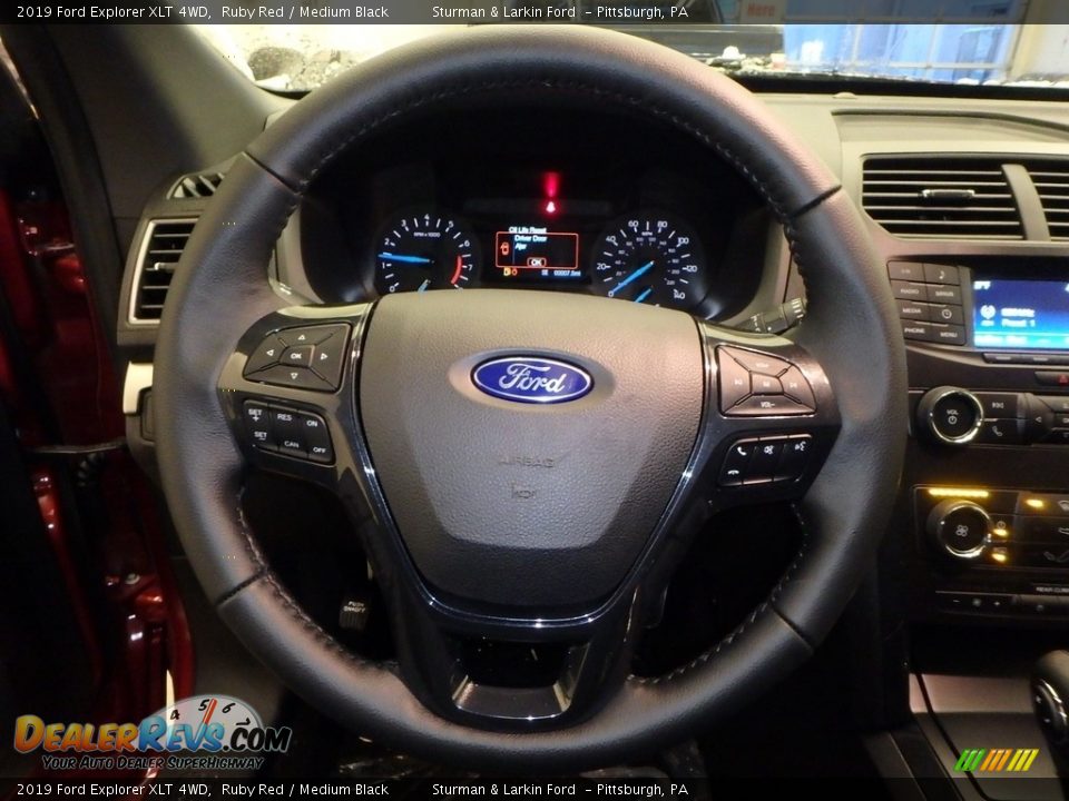 2019 Ford Explorer XLT 4WD Ruby Red / Medium Black Photo #15