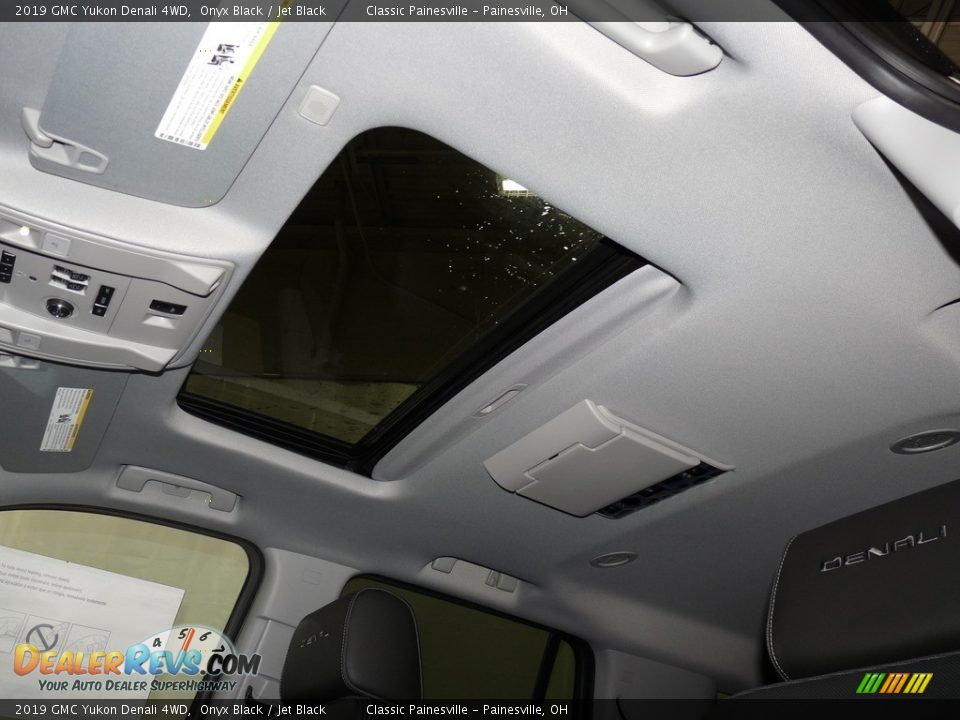 2019 GMC Yukon Denali 4WD Onyx Black / Jet Black Photo #6