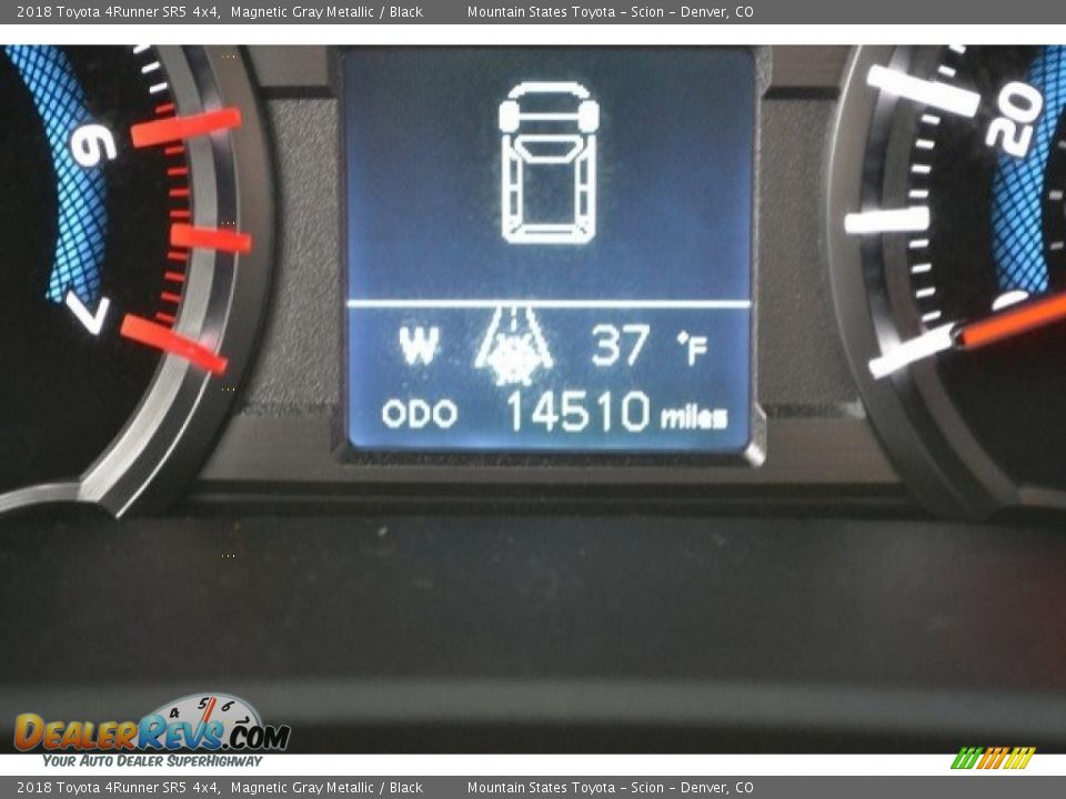 2018 Toyota 4Runner SR5 4x4 Magnetic Gray Metallic / Black Photo #12