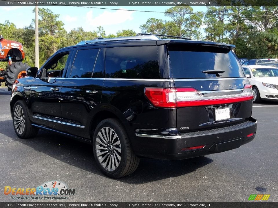 2019 Lincoln Navigator Reserve 4x4 Infinite Black Metallic / Ebony Photo #3